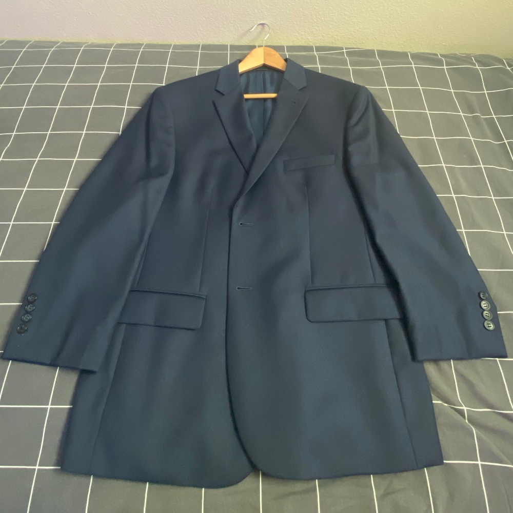 44 Short Joe by Joseph Abboud Navy Suit w/38 waist pants